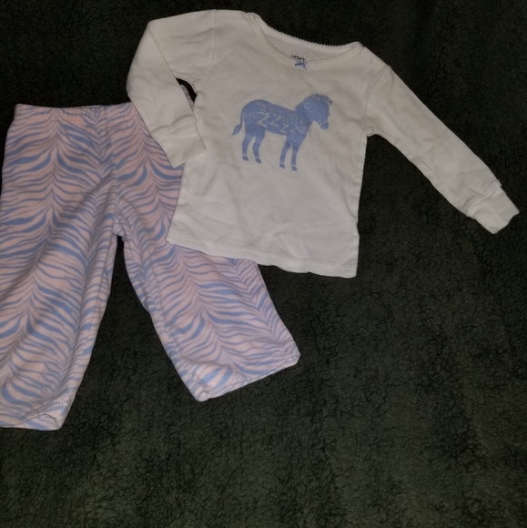 Carter's Other - 18 month fleece bottom pjs!